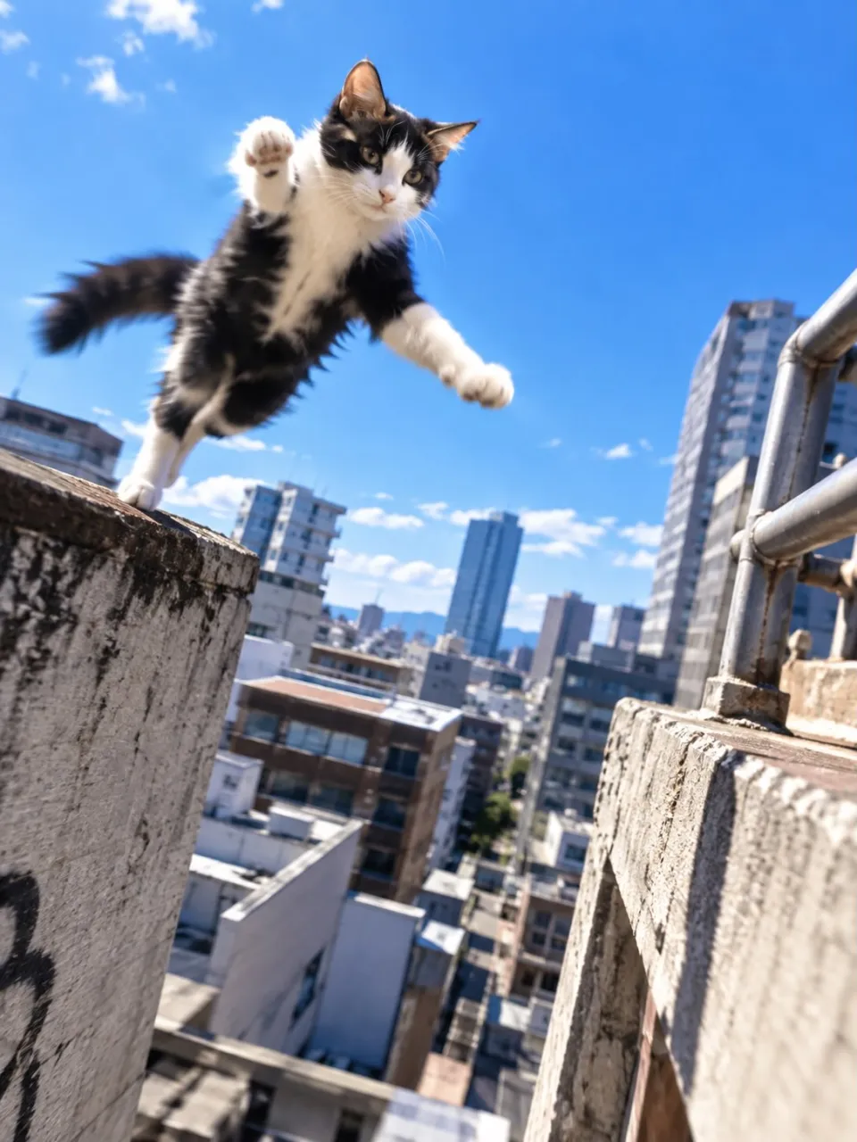 パルクールをしてる銅🤣🤣🤣