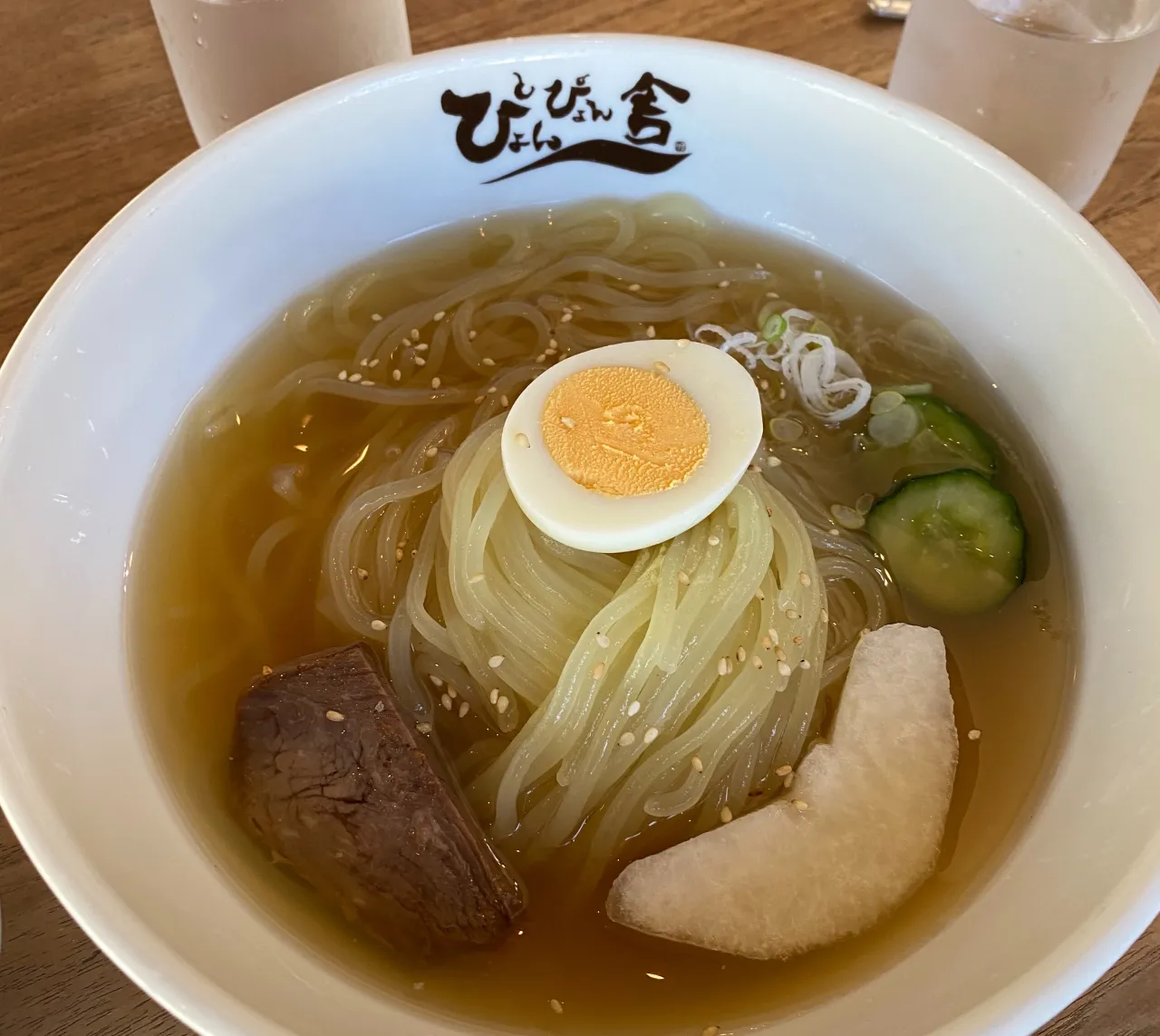 手作り村で冷麺づくり体験もしました😃